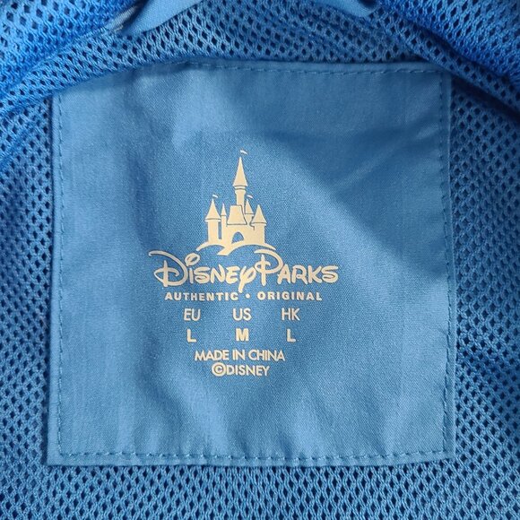 Walt Disney World 1971 Windbreaker Jacket Medium Blue Gray Packable Souvenir - Picture 5 of 9